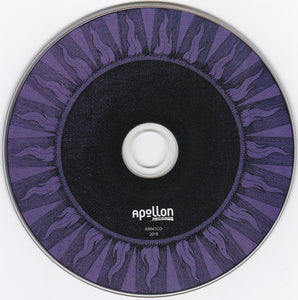 Bismarck - Urkraft CD with purple and black design and Apollon Records branding on a white background