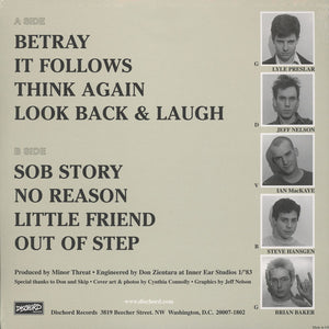 Minor Threat - Out Of Step (Vinyl/Record)