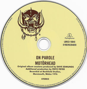 Motorhead  - On Parole (CD)