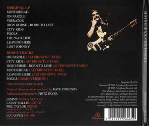 Motorhead  - On Parole (CD)