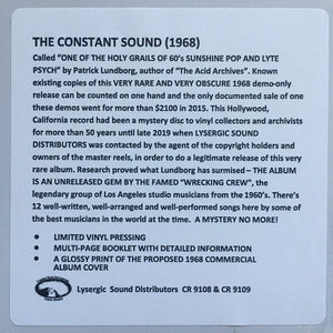 Constant Sound, The - The Constant Sound (Vinyl/Record)