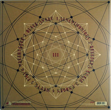 Load image into Gallery viewer, Hippie Death Cult - 111 back album cover with geometric design and text on a brown background