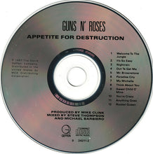 Load image into Gallery viewer, Guns N&#39; Roses - Appetite For Destruction (CD)
