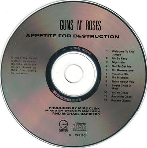 Guns N' Roses - Appetite For Destruction (CD)