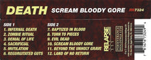 Load image into Gallery viewer, Death - Scream Bloody Gore (Cassette)