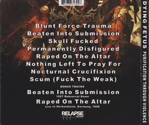 Dying Fetus - Purification Through Violence (CD)