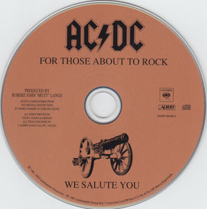 AC/DC - For Those About To Rock (CD)