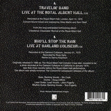 Charger l&#39;image dans la galerie, Creedence Clearwater Revival - Travelin&#39; Band:  Live At The Royal Albert Hall (Vinyl/Record)