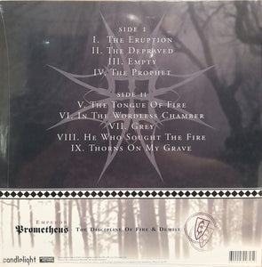 Emperor - Prometheus back album cover