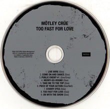 Load image into Gallery viewer, Motley Crue - Too Fast For Love (CD)