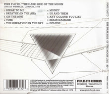 Load image into Gallery viewer, Pink Floyd - The Dark Side Of Moon Live At Wembley 1974 (CD)