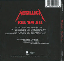 Load image into Gallery viewer, Metallica - Kill &#39;Em All (CD)