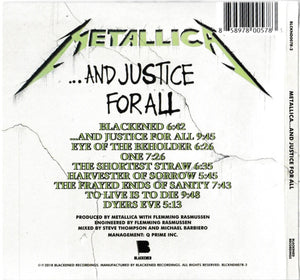 Metallica - ...And Justice For All (CD)