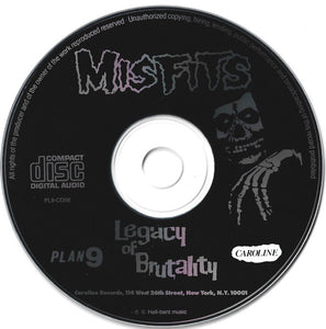 Misfits - Legacy Of Brutality (CD)