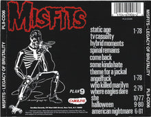 Load image into Gallery viewer, Misfits - Legacy Of Brutality (CD)