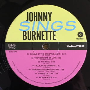 Johnny Burnette - Sings (Vinyl/Record)