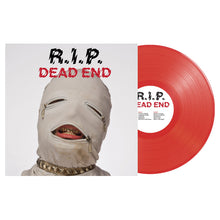 Load image into Gallery viewer, Vinyl record with a red disc and white label featuring &#39;R.I.P. Dead End&#39; design on a white background.