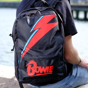 David Bowie Backpack - Lightning Black