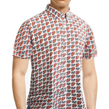 Load image into Gallery viewer, The Rolling Stones Unisex Casual Shirt:  Tongue &amp; Text (All Over Print)