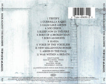 Load image into Gallery viewer, Back cover of a music album with tracklist and branding