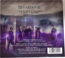 Charger l'image dans la galerie, Album cover for 'Devastator EP' featuring a band with a dark, moody background.