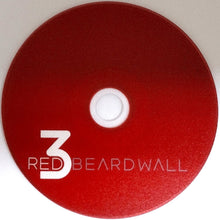 Cargar imagen en el visor de la galería, Red disc with '3 Red Beardwall' branding on a white background