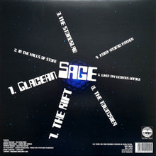Cargar imagen en el visor de la galería, Album cover with 'SAGE' branding and tracklist on a dark background