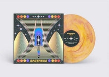 Load image into Gallery viewer, Vinyl record with a colorful cover featuring abstract designs on a white background