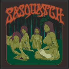 Load image into Gallery viewer, Album cover with green humanoid figures in a forest, featuring the word 'Sasquatch' at the top.