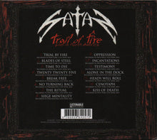 Charger l'image dans la galerie, Back cover of a music album with band logo and tracklist on a dark background