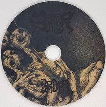 Load image into Gallery viewer, CD with black and brown design featuring skeletons and text on a white background