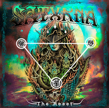 Cargar imagen en el visor de la galería, Album cover for 'The Reset' by Saturnia with colorful design and text.