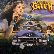 Load image into Gallery viewer, Album cover with a person singing into a microphone, a vintage car, and a child in the background, featuring the name 'Sebastian Bach'.
