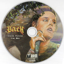 Load image into Gallery viewer, CD cover with a person holding a microphone and nature elements, featuring the artist Sebastian Bach.