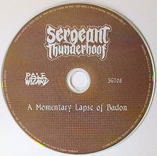 Load image into Gallery viewer, CD disc with 'Sergeant Thunderhoof' and 'Pale Wizard' branding on a white background