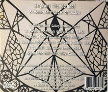 Load image into Gallery viewer, Album tracklist with geometric design on a beige background