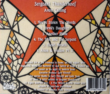 Load image into Gallery viewer, Sergeant Thunderhoof - Avon Calling back compact disc cover artwork.