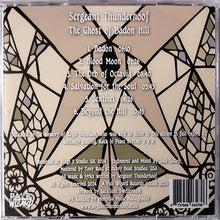 Load image into Gallery viewer, Sergeant Thunderhoof - The Ghost Of Badon Hill back compact disc cover artwork.