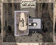 Cargar imagen en el visor de la galería, Cassette tape and cover with 'Sergeant Thunderhoof' branding on a nature-themed background