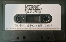 Cargar imagen en el visor de la galería, Cassette tape with 'Sergeant Thunderhoof' label and text on a black background