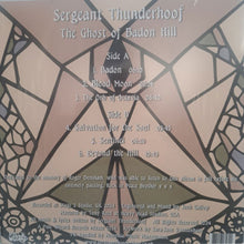 Load image into Gallery viewer, Sergeant Thunderhoof - The Ghost Of Badon Hill back vinyl record cover artwork.