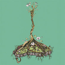 Load image into Gallery viewer, Album cover art featuring a stylized illustration of a tree with roots and flowers, set against a green background.