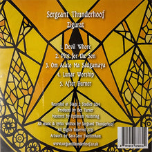 Charger l'image dans la galerie, Sergeant Thunderhoof - Zigurat back compact disc cover artwork.