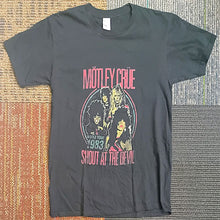 Load image into Gallery viewer, Motley Crue - Unisex T-Shirt:  Shout At The Devil (Black)