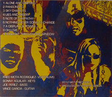 Load image into Gallery viewer, Album cover with stylized faces and tracklist on a blue and yellow background