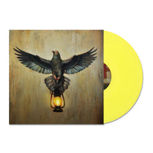 Cargar imagen en el visor de la galería, Vinyl record with a cover featuring a bird and lantern design on a beige and yellow background.