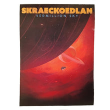 Load image into Gallery viewer, Book cover of 'Vermillion Sky' by Skraeckoedlan with a red and black space-themed design.