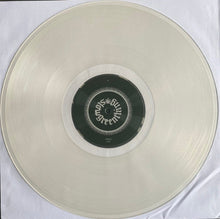 Load image into Gallery viewer, Clear vinyl record with a black label on a white background