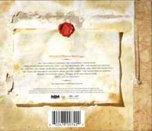 Load image into Gallery viewer, Album cover with text and a red stamp on a textured beige background