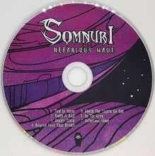 Cargar imagen en el visor de la galería, CD with &#39;Somnuri&#39; album design on a purple and black background